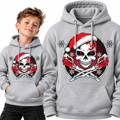 BLUZA Z KAPTUREM  ŚWIĄTECZNA DARK BROTHERHOOD